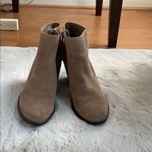 Gray Suede boots
